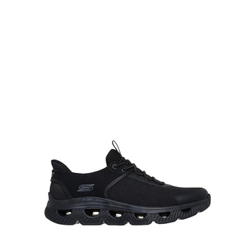 Skechers Slip - Ins Bobs Arc Waves Men's Lifestyle Shoes - Black
