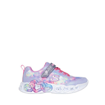 Skechers Infinite Heart Lights Girl's Shoes - Lavender