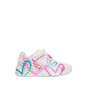 Skechers Uno Lite Girl's Leisure Shoes - White
