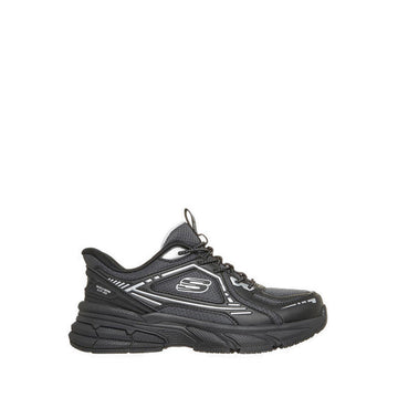 Skechers Slip-Ins Boy's Shoes Retro Graph (Grade School / Teen) - Black