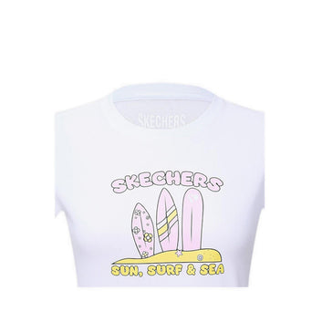 Skechers Girls Toddler Surfer T-Shirt - White