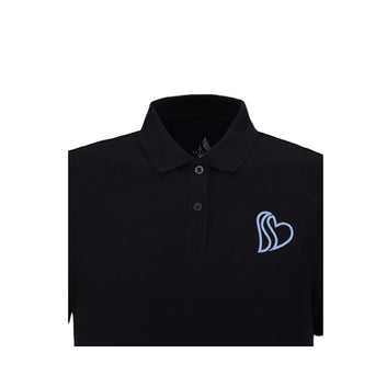 Skechers Women Boxy Polo Shirts - Black