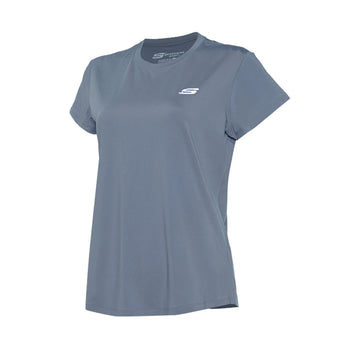 Skechers Women Sports T-Shirts - Minimal Gray