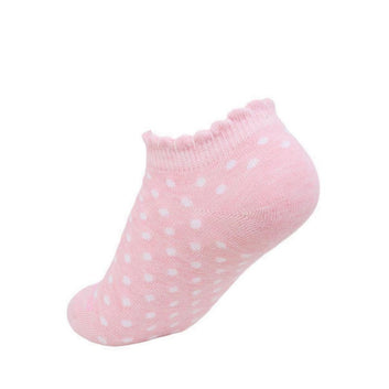 Skechers 6Pk Girls Non Terry Low Cut - White / Pink