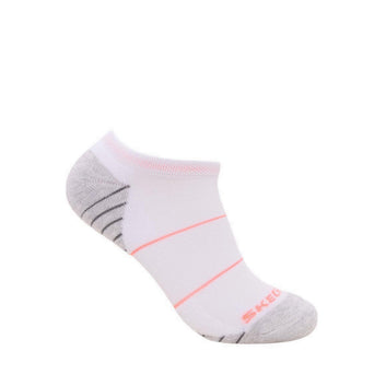 Skechers 3Pk Extended Terry Low Cut Women - White Pastel