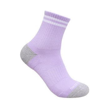 Skechers 3PK 1/2 Terry Qtr Crew Women Socks - Pink Combo