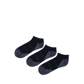 SKECHERS MEN 3PK EXT TR LOCUT (A/M) - BLACK