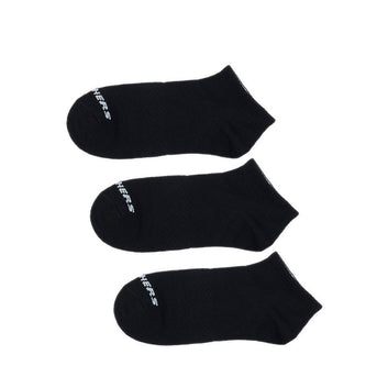 SKECHERS 3PK NON TERRY QUARTER CREW UNISEX - BLACK