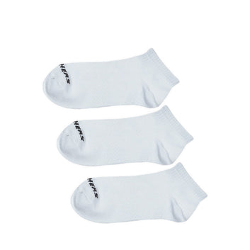 SKECHERS 3PK NON TERRY QUARTER CREW UNISEX - WHITE