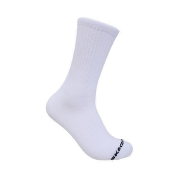 Skechers 3Pk Unisex Non Terry Crew - Arch Support Socks - White / Black