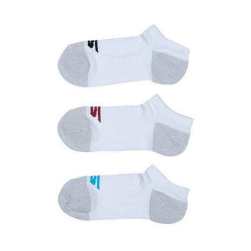Skechers 3Pk 1/2 Terry Low Cut Women - White