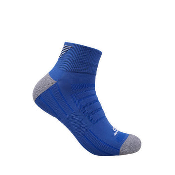 Skechers 3PK 1/2 Terry Qtr Crew Men Socks - Blue Combo