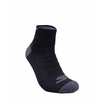 Skechers 3pk Mens 1/2 Terry Qtr Crew Men - Black Combo