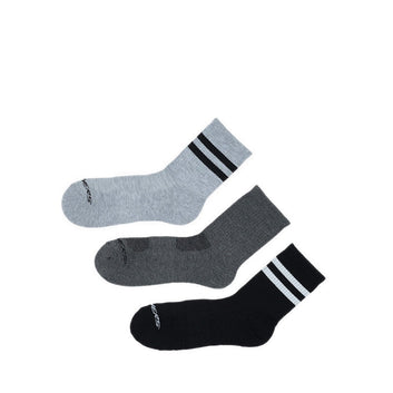 Skechers 3Pk  1/2 Terry Low Crew Mens - Grey