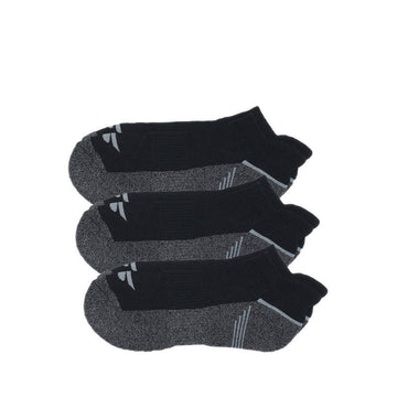 SKECHERS 3PK 1/2 TERRY LOW CUT MEN - BLACK