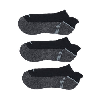 SKECHERS 3PK 1/2 TERRY LOW CUT MEN - BLACK