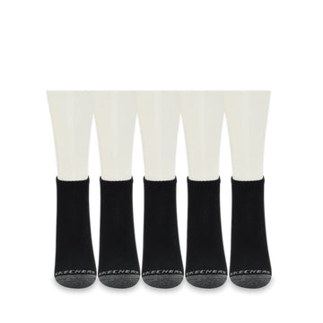 Skechers 6PK Quarter Unisex Socks - Black