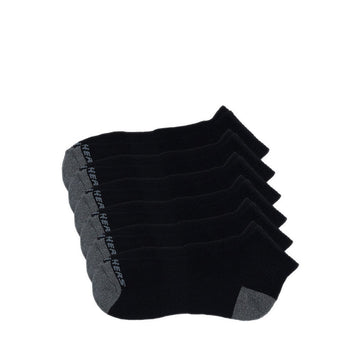 SKECHERS SP 6PK QUARTER SOCK UNISEX - BLACK
