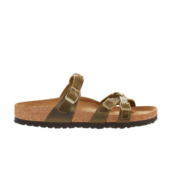 Franca Braided Green Olive Oiled Leather
