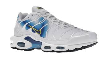 Air Max Plus Spray Paint Swoosh White Blue